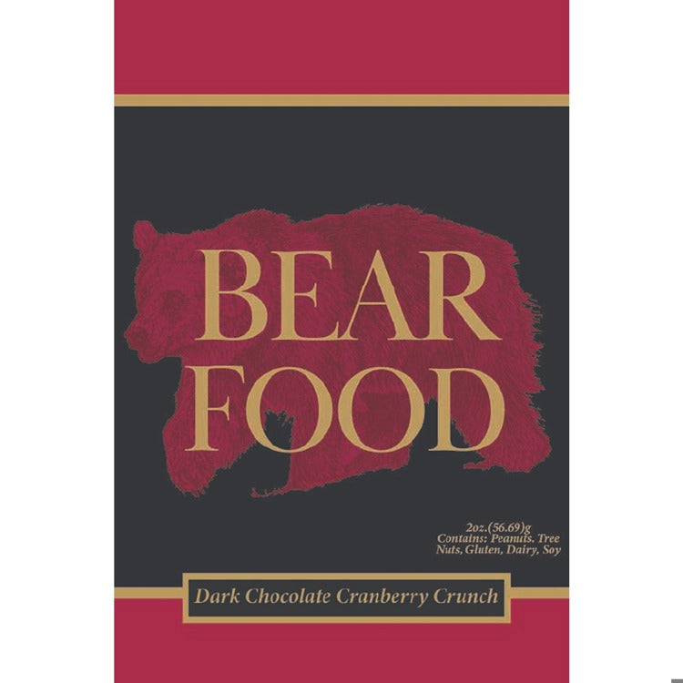 BEAR FOOD 2oz Dark Chocolate Cranberry Crunch