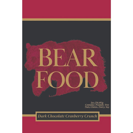 BEAR FOOD 2oz Dark Chocolate Cranberry Crunch