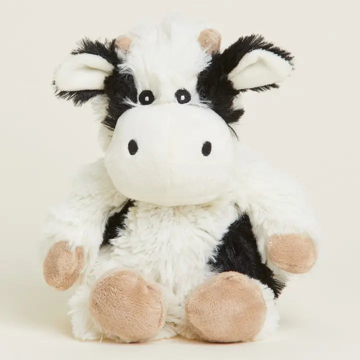 Black and White Cow Warmies Junior
