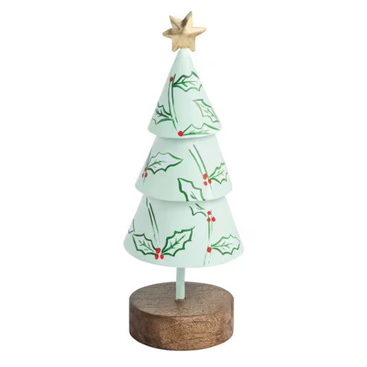 MUD PIE SMALL CHRISTMAS TIN TREE