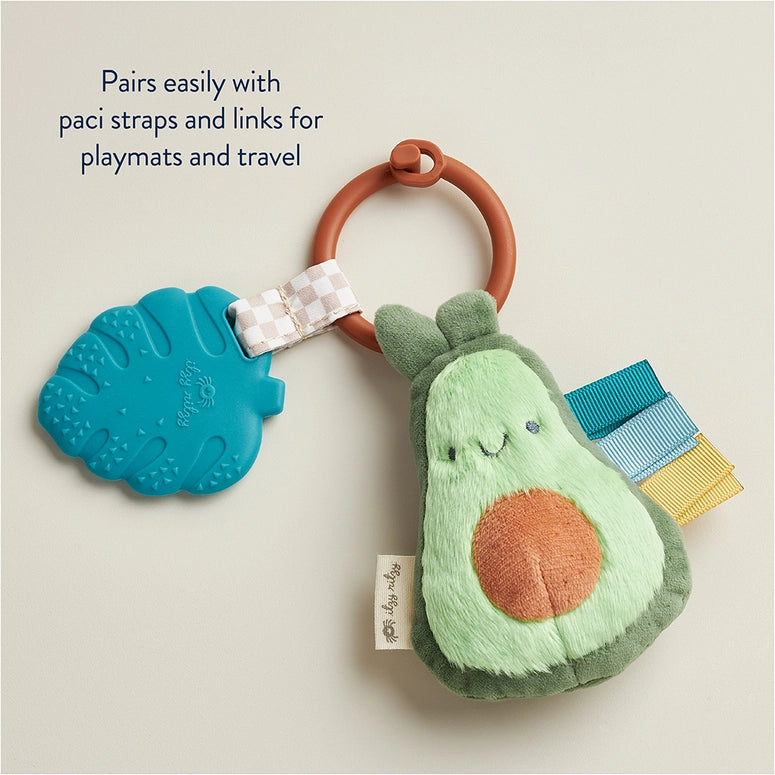 Itzy Ritzy Pal™ Plush + Teether-Avocado