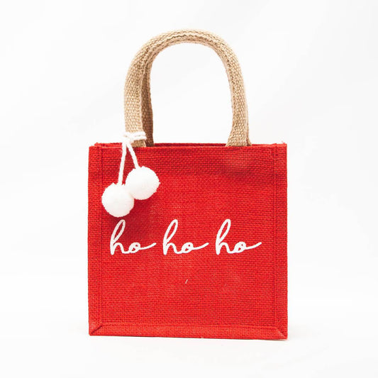 The Royal Standard Red HoHoHo Petite Gift Tote