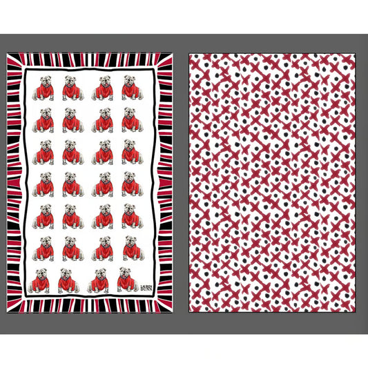 KEVA Game Day Bulldog Double Sided Tea Towel