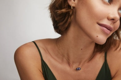 KENDRA SCOTT ELLEN HUGGIE 18K GOLD VERMEIL