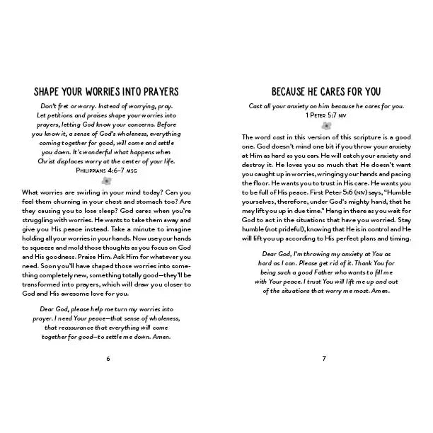 Worry Less, Pray More (Teen Girl)