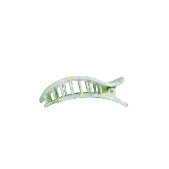 Teleties By the Sea Shore | Small | Flat Round Hair Clip