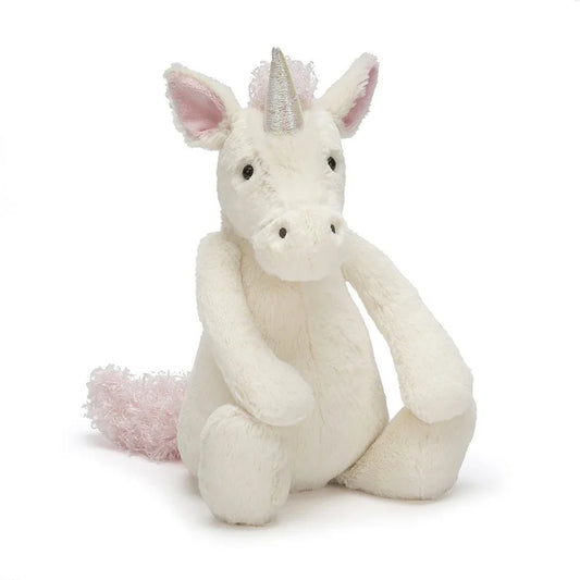 Jellycat Bashful Unicorn MEDIUM - H12" X W5"