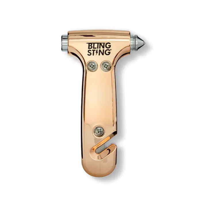 BLINGSTING Emergency Escape Hammer | Metallic Rose Gold