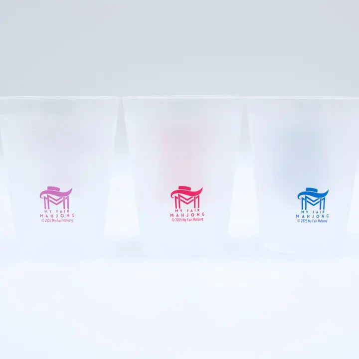 My Fair Mahjong Frosted Cups
