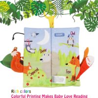 Bebe Mondo Tails Cloth Book Jungle with Teether