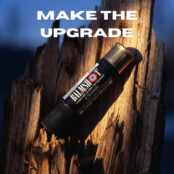 BALMSHOT New "Black" Classic Beeswax Lip Balm