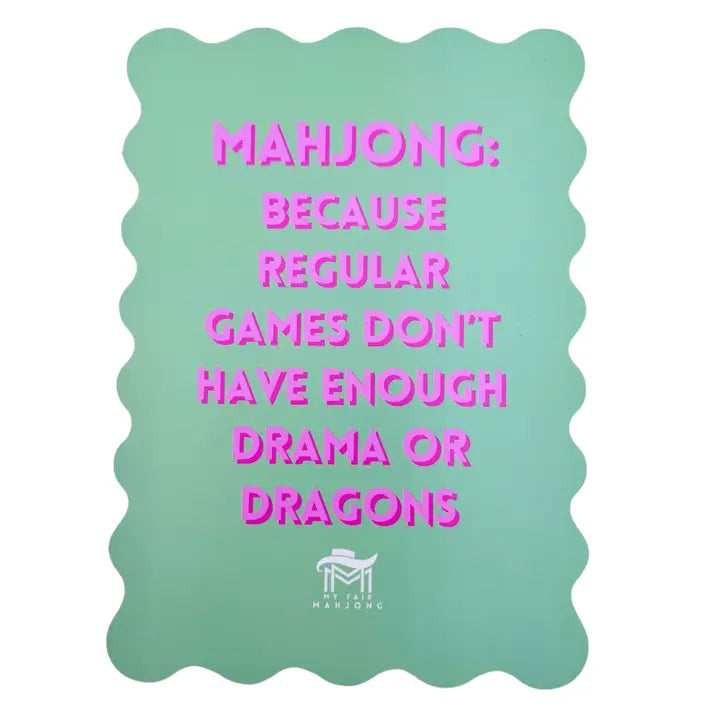 My Fair Mahjong Shuffle Card