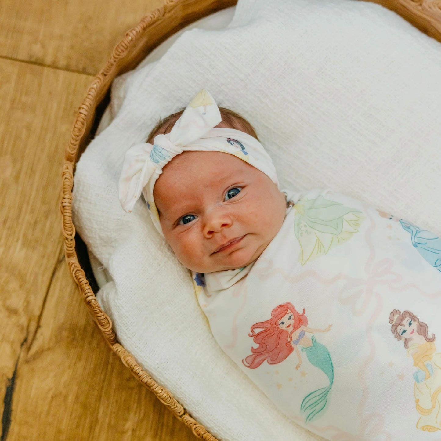 Copper Pearl Disney Princess Knit Swaddle Blanket