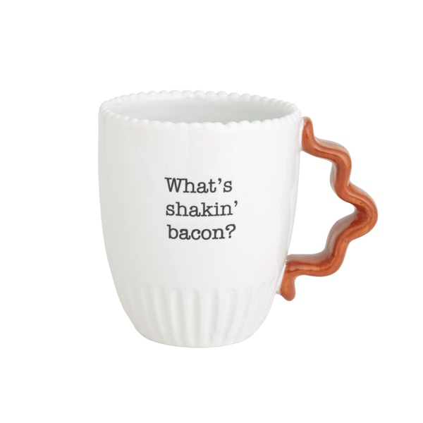 MUD PIE BACON HANDLE MUG
