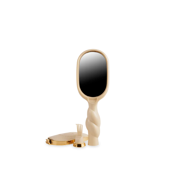 Teleties Mini Detangler Hair Brush for Medium Hair - Tan