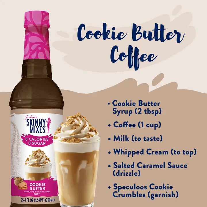 Jordan's Skinny Mixes Sugar Free Cookie Butter Syrup