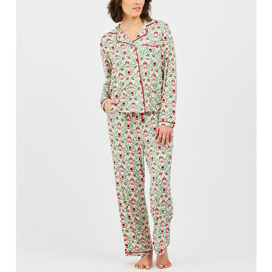 MARY SQUARE PJ Charlotte Trimmed with Joy