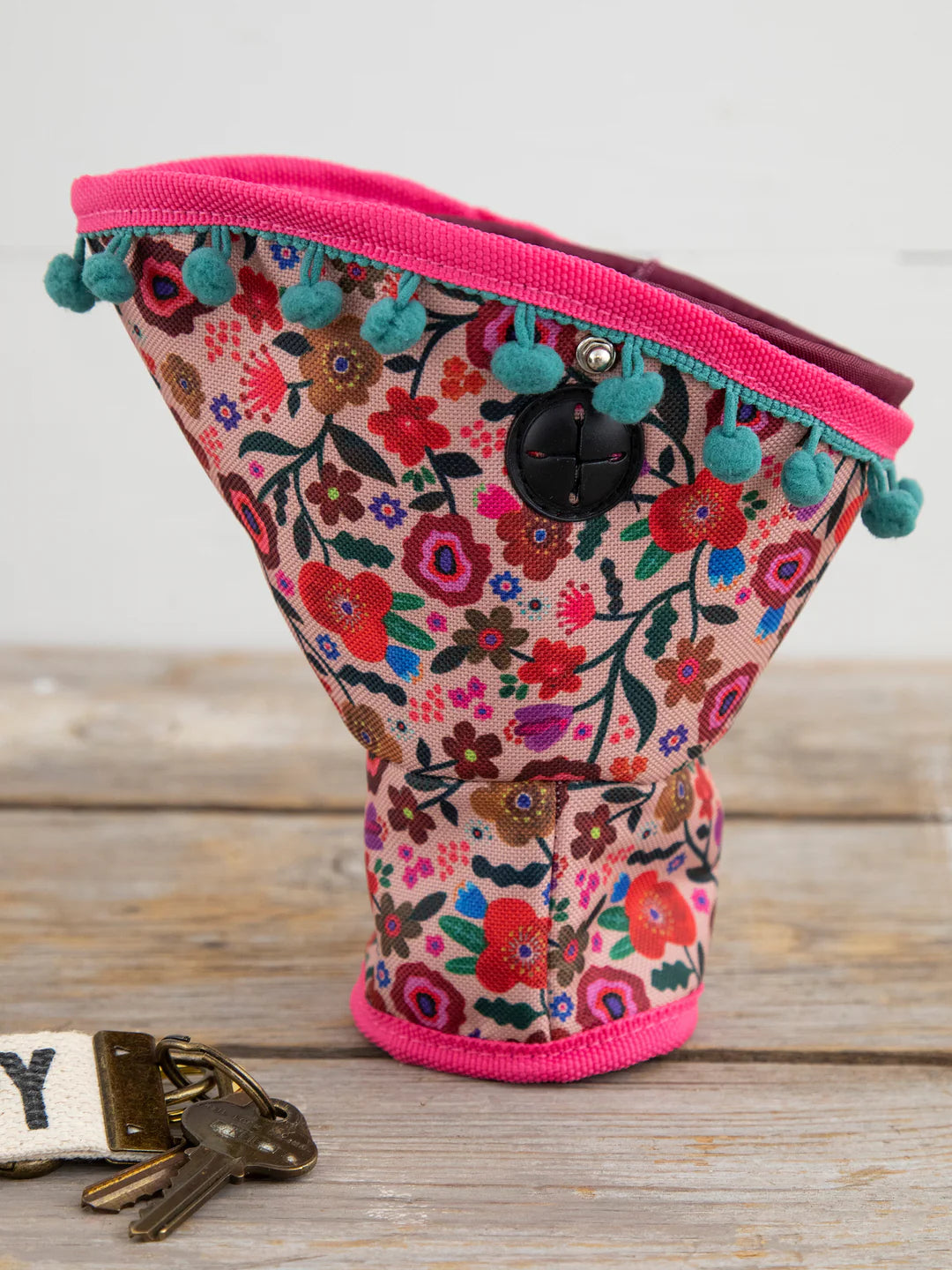 Natural Life Car Cup Holder Organizer-Pink Floral