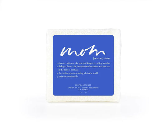 Caren MOM SQUARE Shower Sponge - (Seaside)