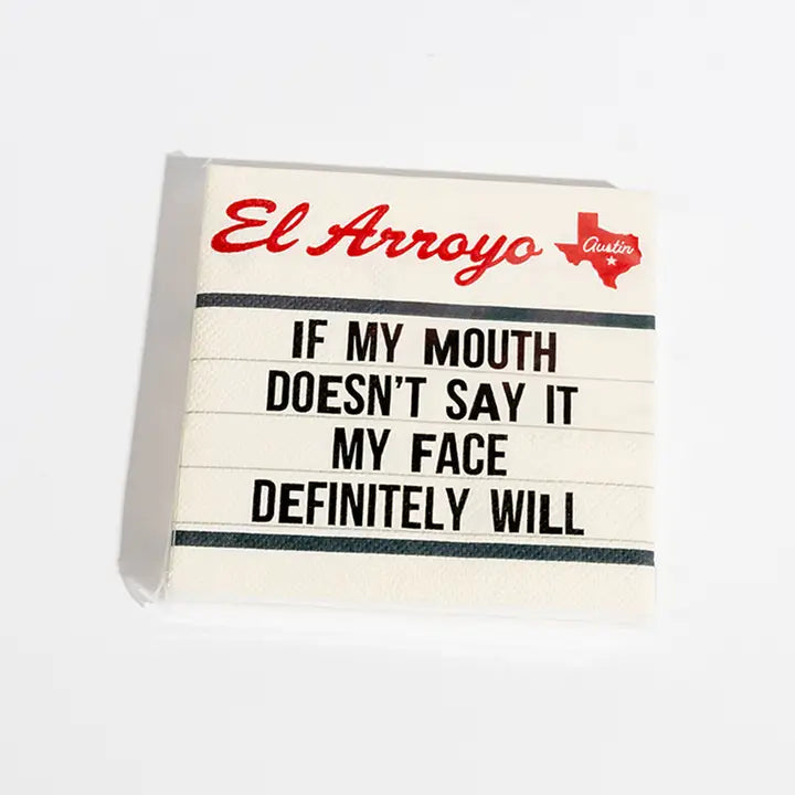 El Arroyo Cocktail Napkins (Set of 25) - My Face