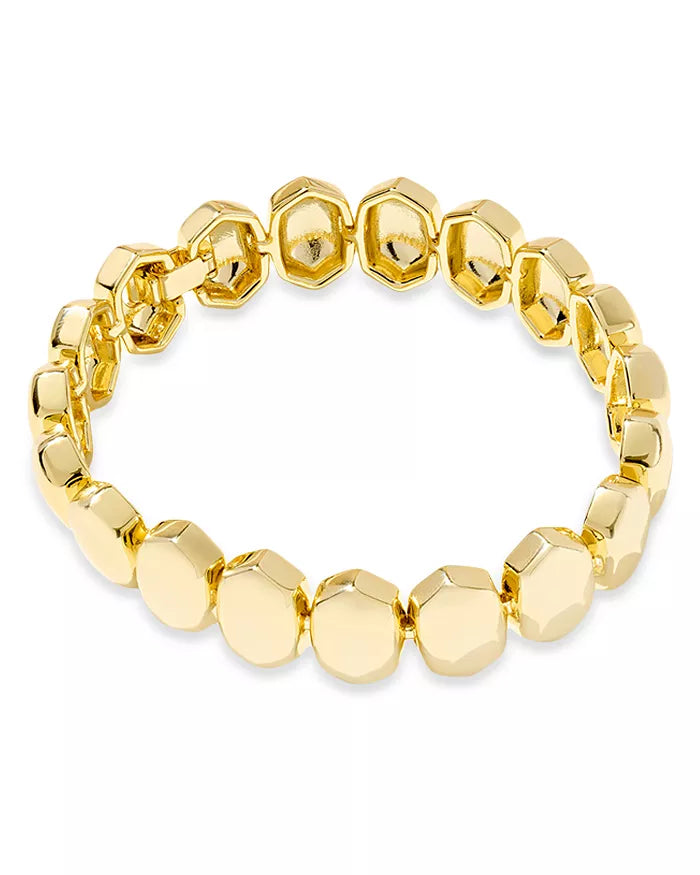 KENDRA SCOTT KAITLIN CHAIN BRACELET GOLD M/L