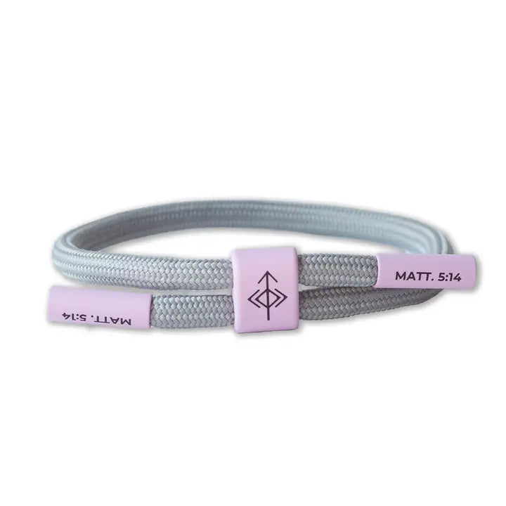 THE PRAYER I SHARE Be the Light Bracelet, Christian Cord Bracelet