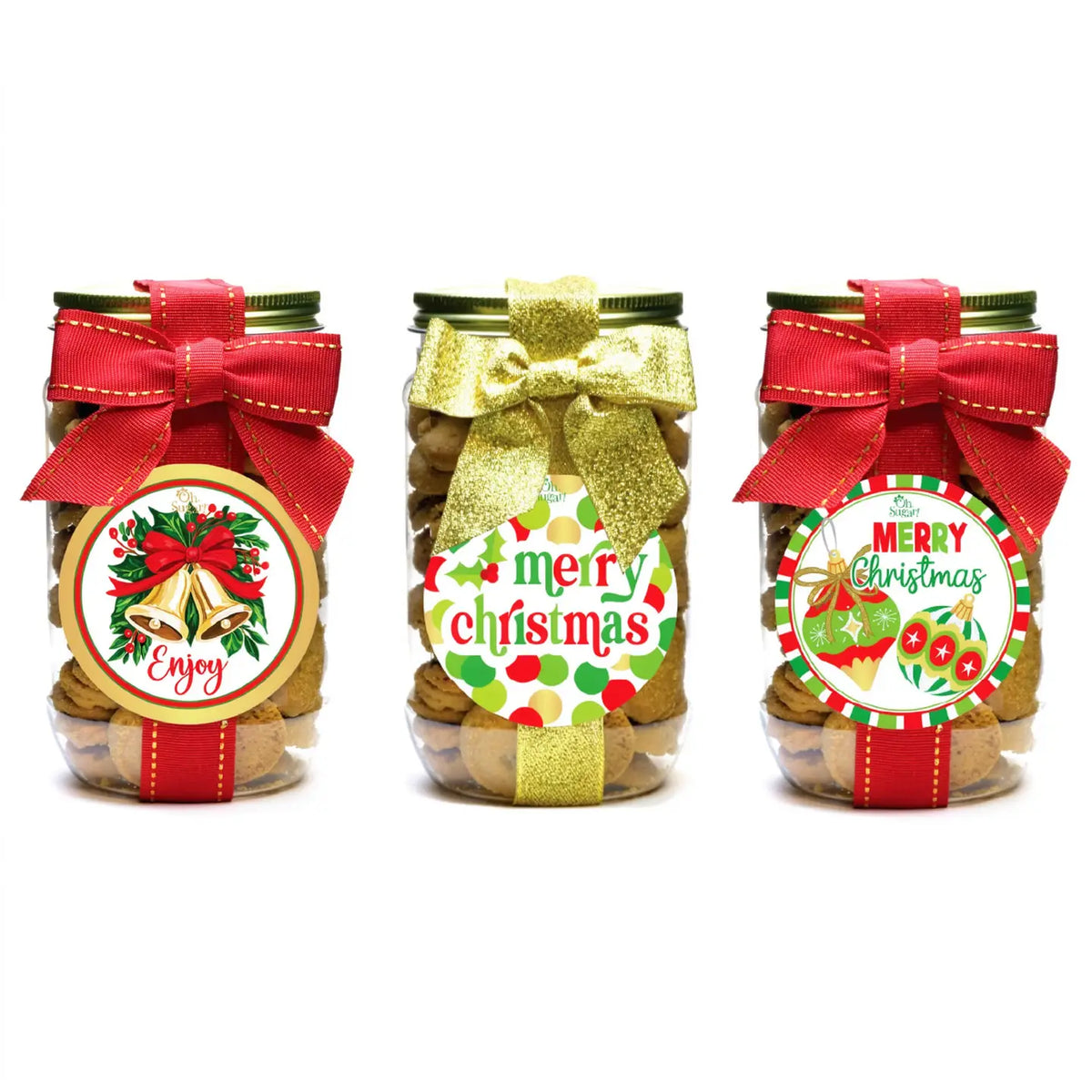 Oh, Sugar! Cookies - Christmas Holiday- Pint Jars