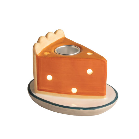 MUD PIE PIE LIGHT-UP TAPER HOLDER