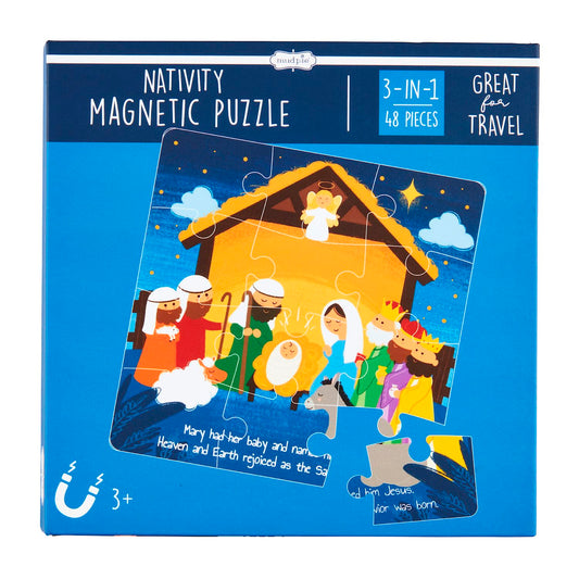 MUD PIE NATIVITY MAGNETIC PUZZLE SET