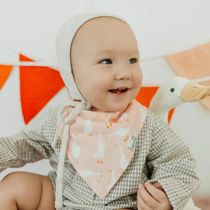 Copper Pearl Baby Bandana Bibs - Goosie