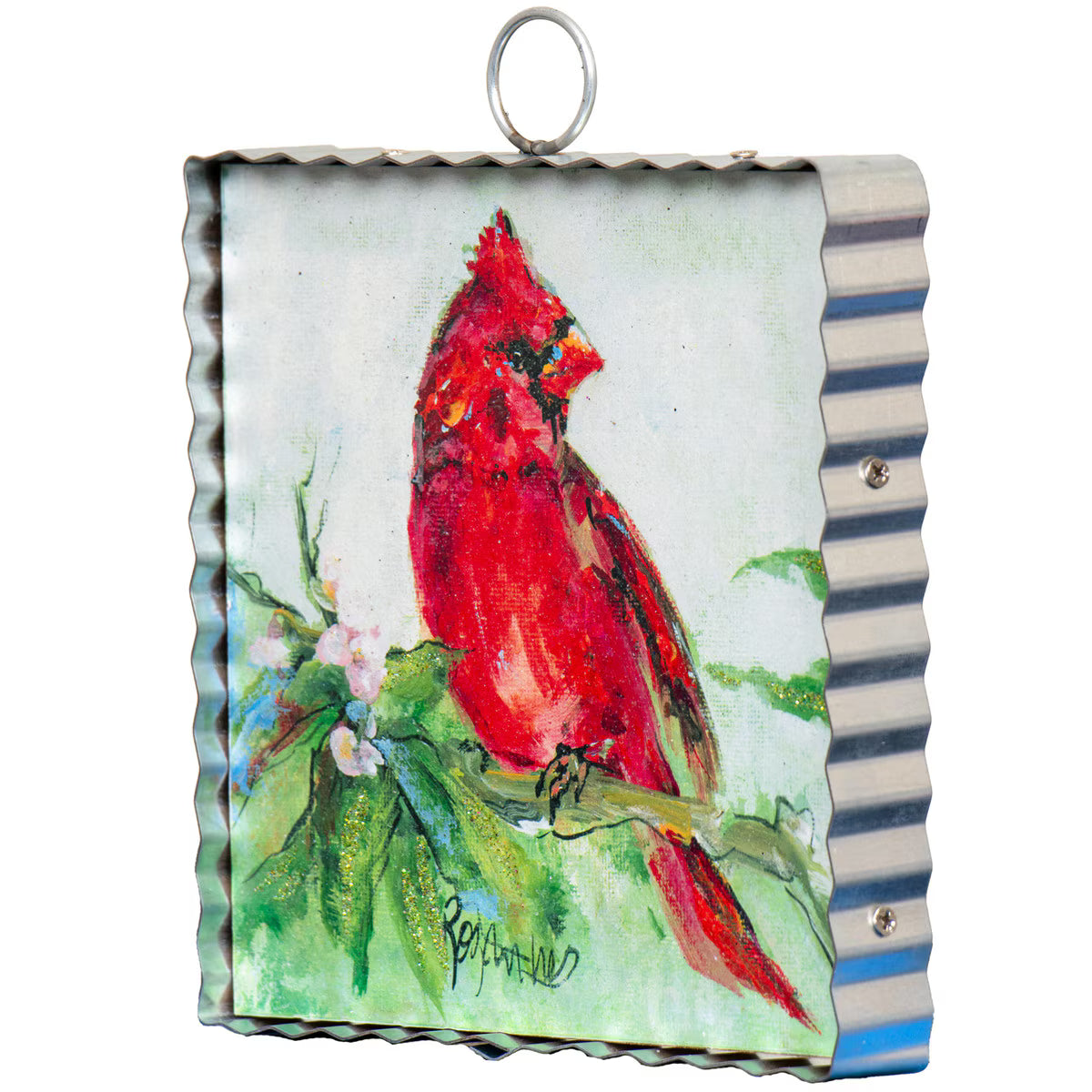 The Round Top Collection Mini Art Spring Cardinal