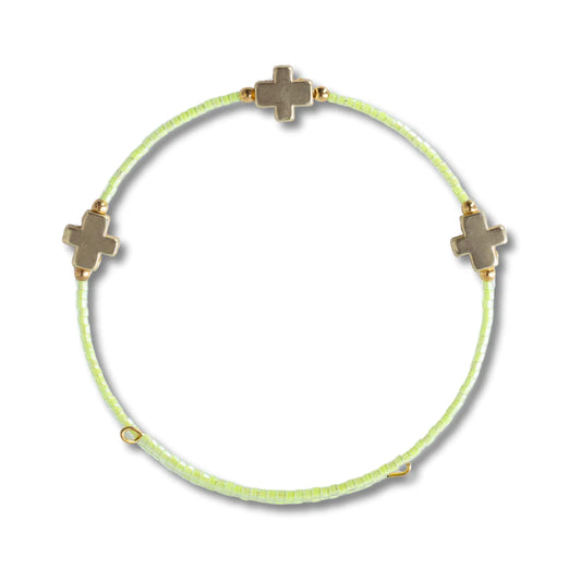 Lenny & Eva Faithful Bangle-Lime