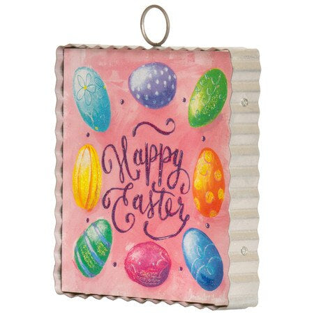 The Round Top Collection Mini Happy Easter & Eggs Print