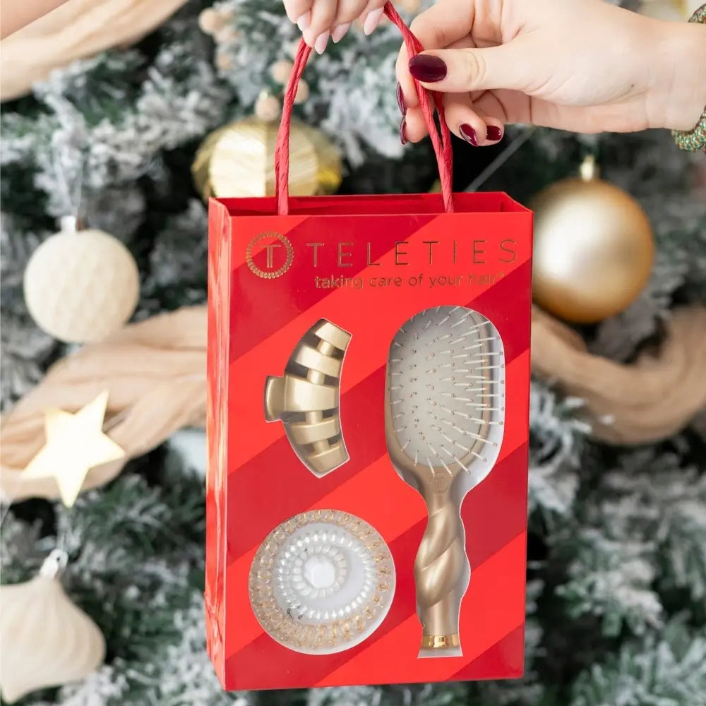 Teleties Holiday Brush Gift Set