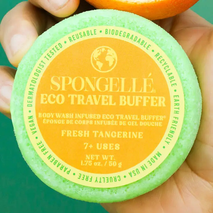 Spongelle Fresh Tangerine Eco Travel Buffer