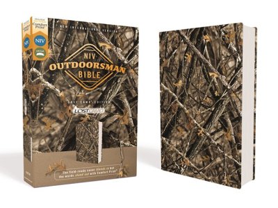 NIV Outdoorsman Bible, Comfort Print--soft leather-look, camouflage