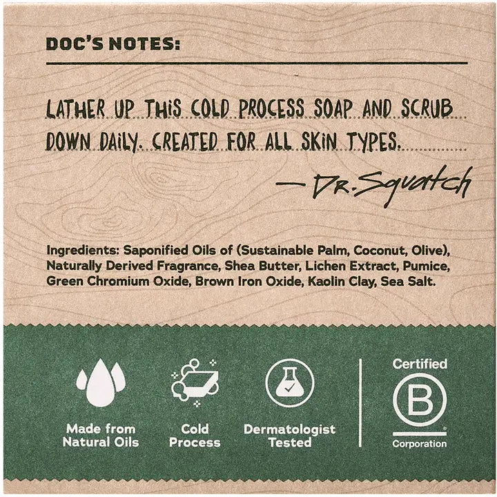 Dr. Squatch Sierra Storm Bar Soap