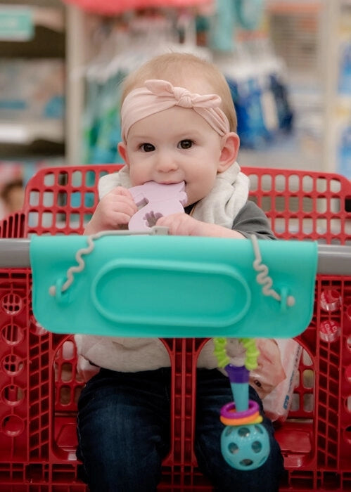 Busy Baby Silicone Placemat - 4 Tether Version-Spearmint