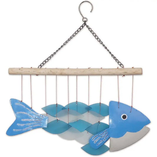 Sunset Vista Designs Bali Fish Glass Chime