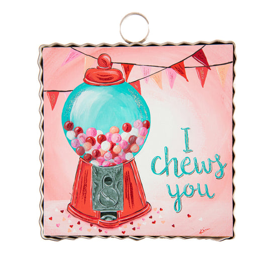 The Round Top Collection Mini Bubble Gum Love Print Charm