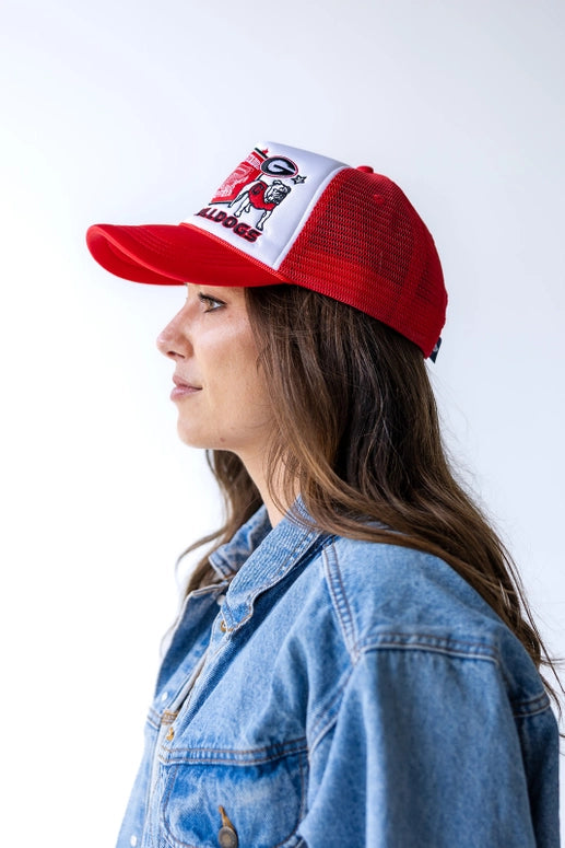 Gameday Social Apparel Co. Georgia Layer Patch Foam Trucker Hat
