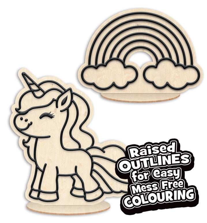 Splat Planet Unicorn Clay Colouring Kit