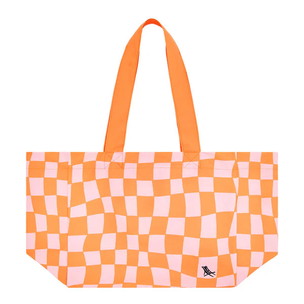 Dock & Bay Foldaway Tote Bags - Groovy Check