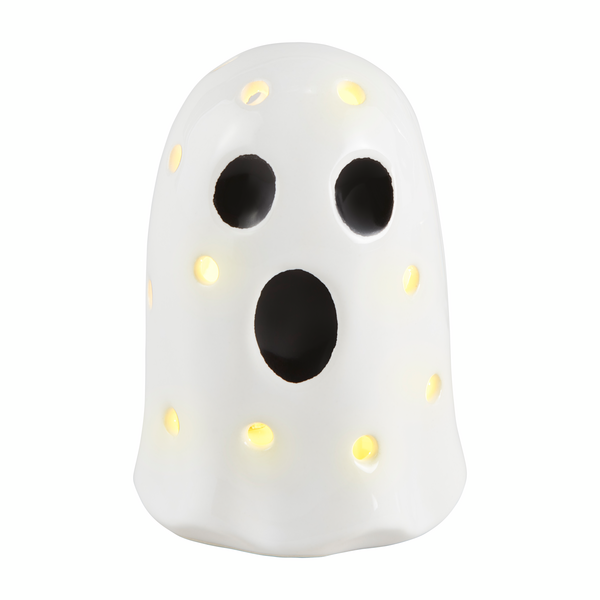 MUD PIE GHOST LIGHT-UP SITTER