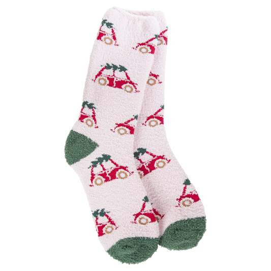 World's Softest Socks Holiday Cozy Crew-Holiday Bug