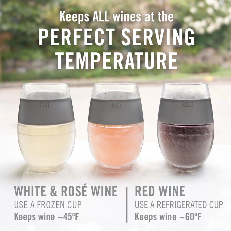 HOST Wine Freeze™ Insulated Cooling Cup in Translucent Green