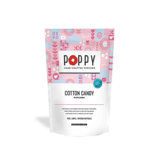 Poppy Valentine's Day Cotton Candy Popcorn