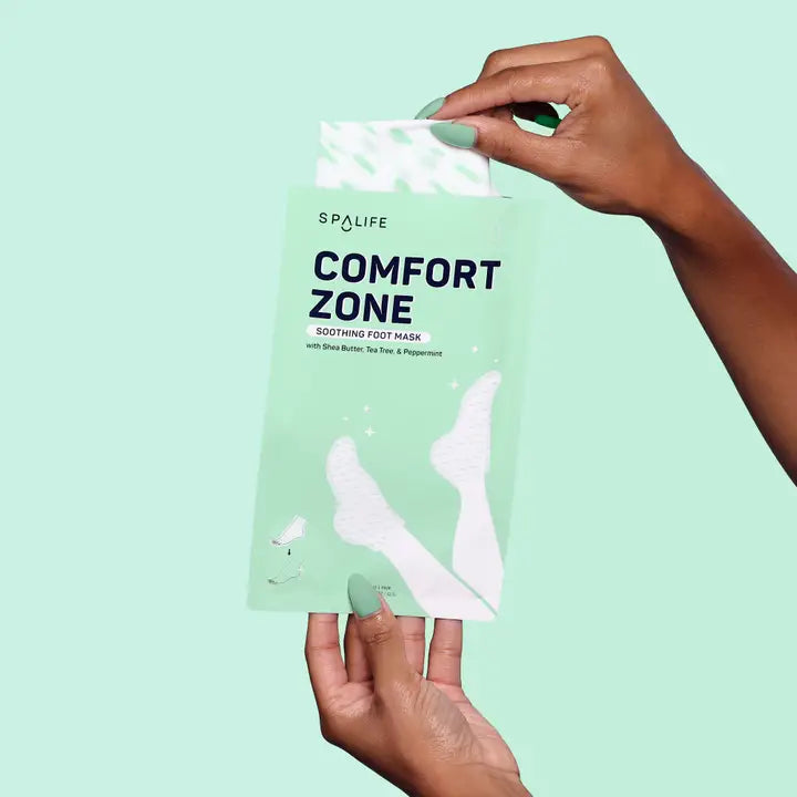 My Spa Life Comfort Zone Soothing Foot Mask with Shea Butter & Tea Tree