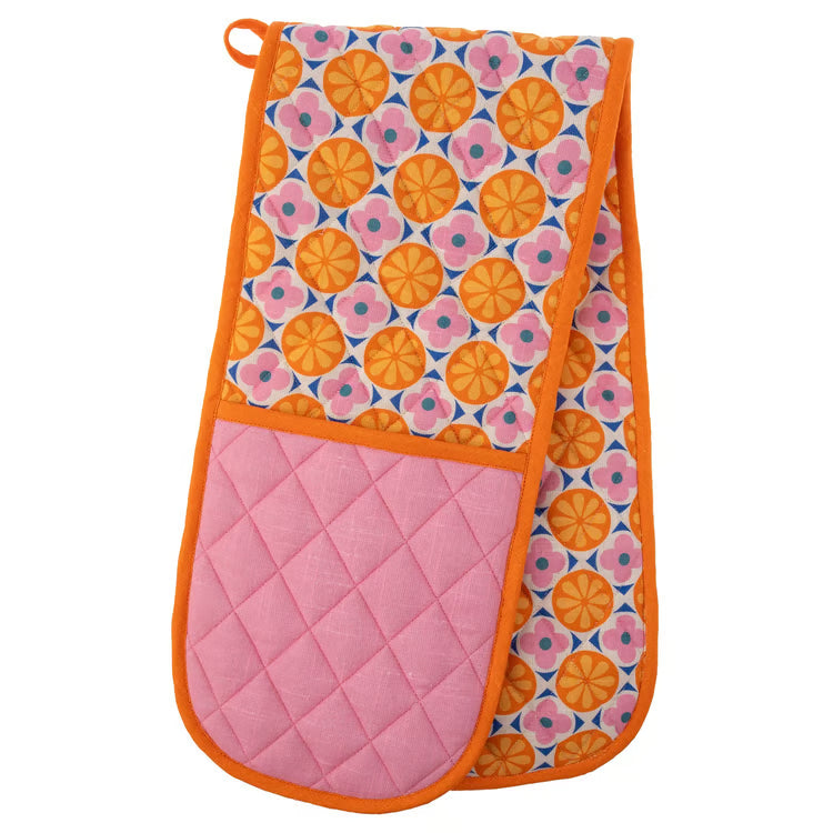 KARMA DOUBLE OVEN MITT ORANGE