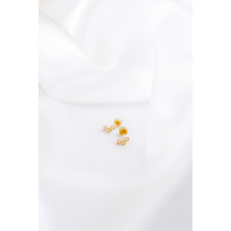LINNY CO Screwback Stud Earrings - Sienna